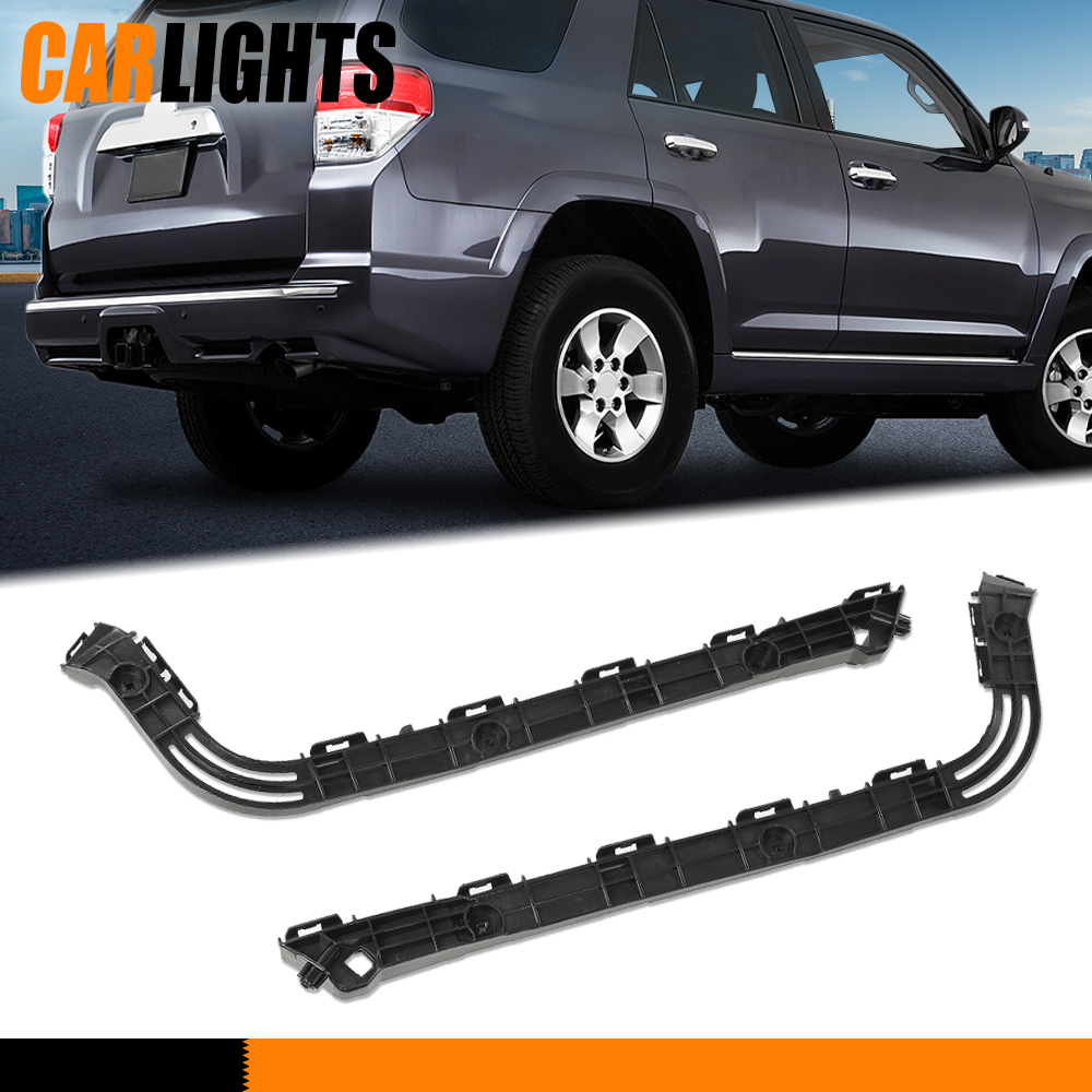 Rear Bumper Support Retainer Bracket For 2010-2022 Toyota 4Runner – Driver & Passenger Side (Black Plastic)