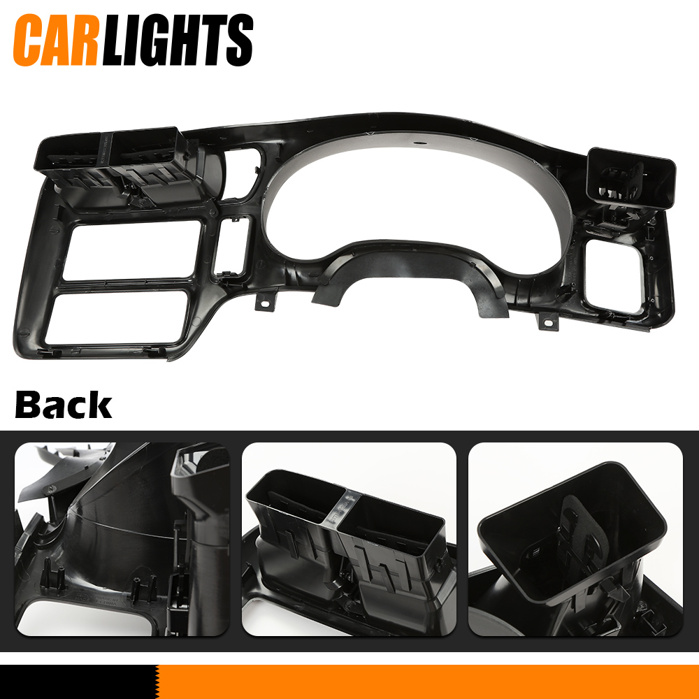 Single Din Dash Trim Bezel Cover Fit For 98-04 03 Chevy Blazer